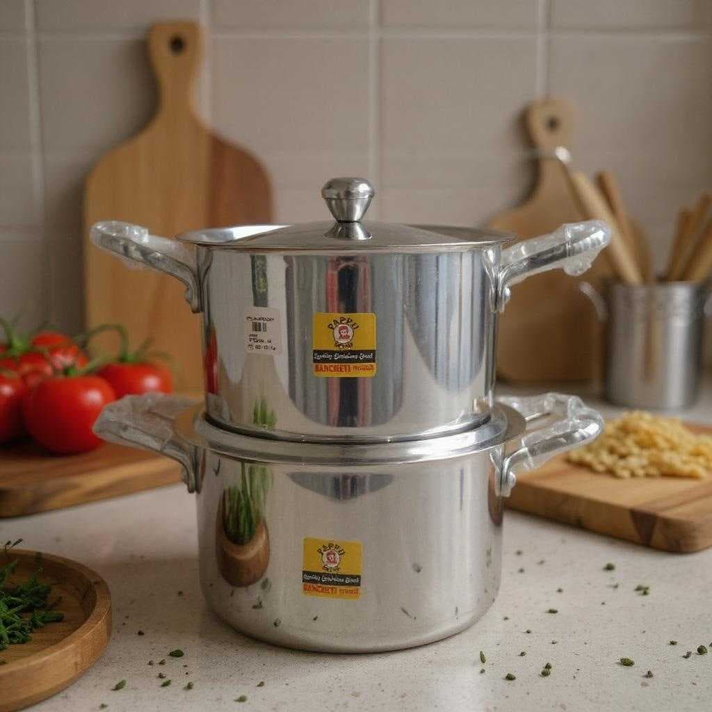 Pappu Biriyani Pot Set Heavy  7", 8" 9" Set - Image 2