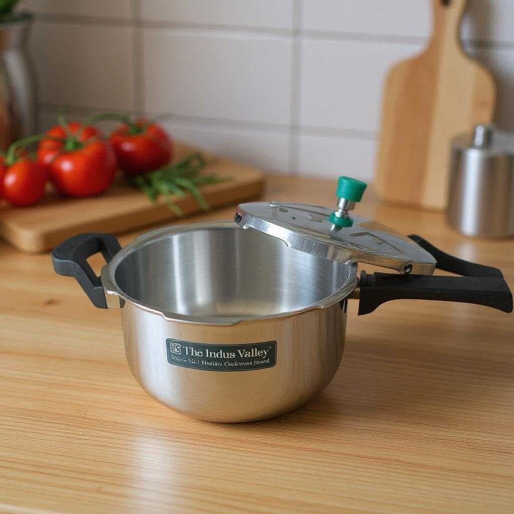 Tri-ply Stainless Steel Pressure Pan 3.5 L - Image 1