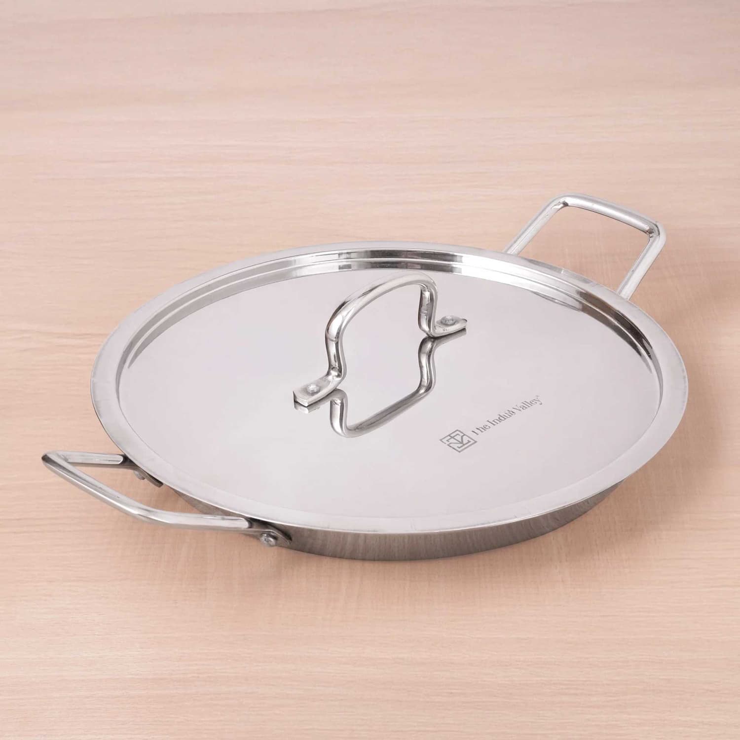TurboCuk Tri-ply Stainless Steel Jalebi Pan (30cm, 1.5L) - Image 2